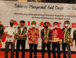 IKN Nusantara Banjir Dukungan, Masyarakat Adat Dayak Se Kalimantan Gelar Deklarasi Akbar
