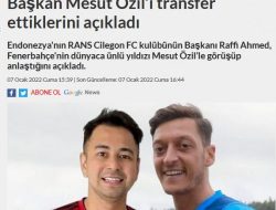 Mesut Ozil Jadi ke Rans Cilegon?