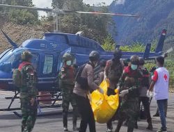 Helikopter Bell 412EP dikerahkan untul bantu Evakuasi 8 Korban KST Papua Di Beoga Puncak Papua