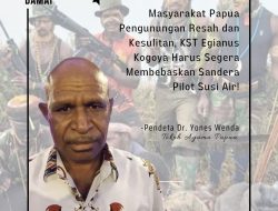 Tokoh Agama Papua Pendeta Yones Wenda: Masyarakat Papua Apresisasi Upaya Pemerintah Bebaskan Sandera Pilot Susi Air