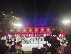Meriah Deklarasi Ganjar-Mahfud oleh Relawan di Gedung Arsip Nasional