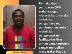 Aksi Brutal OPM Tidak Berperikemanusiaan dan Sangat Meresahkan Masyarakat Papua