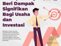 UU Cipta Kerja Sederhanakan Regulasi dan Atasi Hambatan Investasi