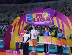 Menang Dramatis, BIN Berkomitmen Tingkatkan Pembinaan Tim Voli Putri