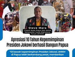 Apresiasi 10 Tahun Kepemimpinan Presiden Jokowi berhasil Bangun Papua