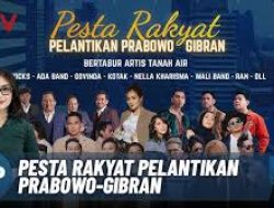 Pesta Rakyat Meriahkan Pelantikan Prabowo-Gibran: Simbol Dukungan dan Persatuan Indonesia