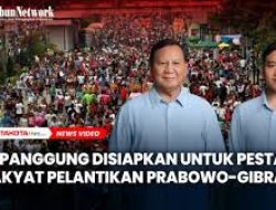 Semarak Panggung Rakyat Warnai Pelantikan Bersejarah Prabowo-Gibran