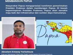 Tokoh Pemuda Papua Apresiasi Komitmen Pemerintahan Prabowo-Gibran dalam Membangun Papua