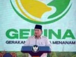Presiden Prabowo Luncurkan Gerakan Indonesia Menanam, Langkah Strategis Menuju Swasembada Pangan